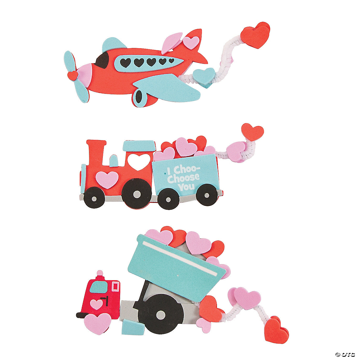 valentine transportation magnet craft kit, Valentine gifts for toddlers, Valentine's day gifts, Valentines gifts for toddlers, Valentine's Day Gifts for Kids